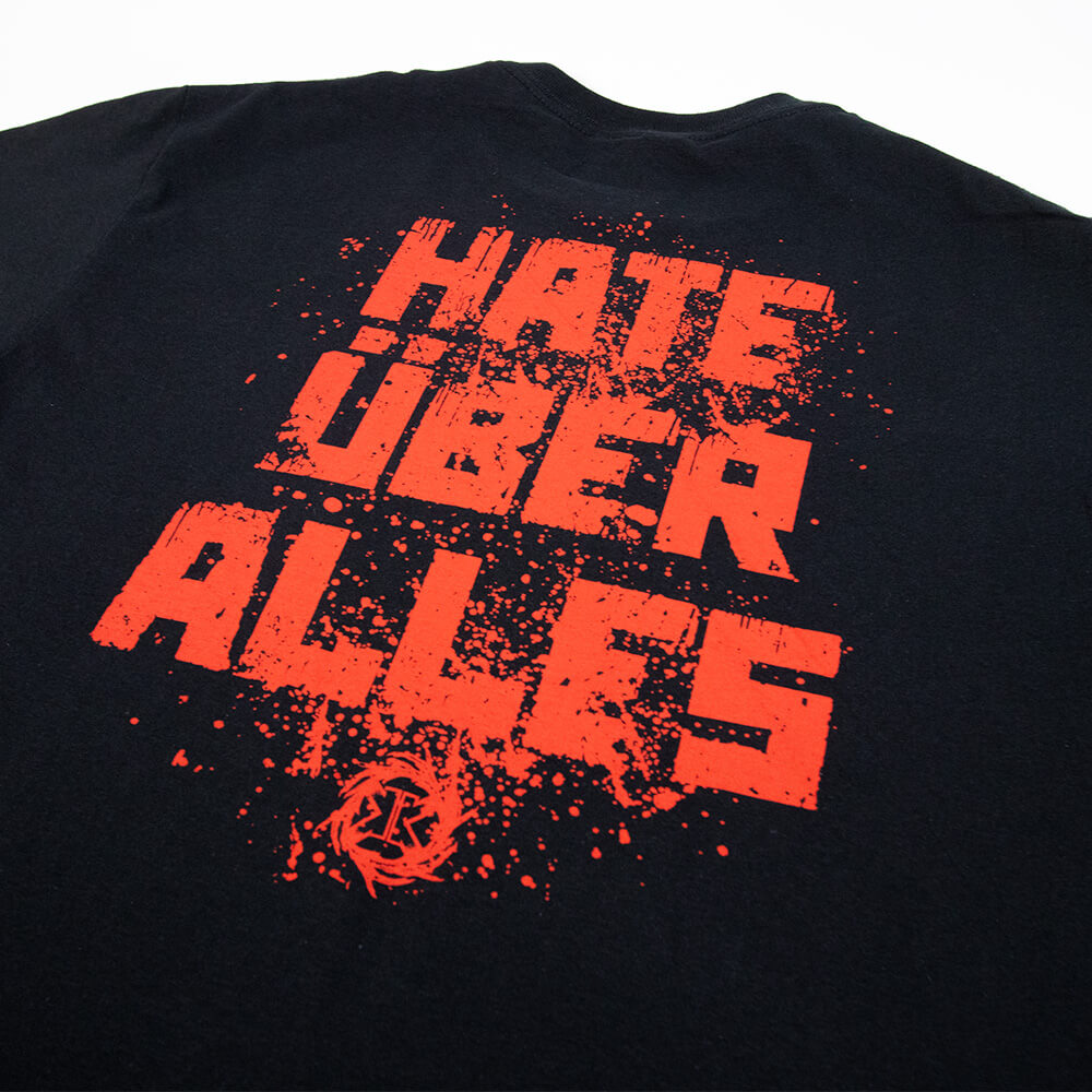 Hate Uber Alles Tee - Black image 4