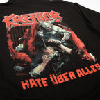 Hate Uber Alles Zip Hoodie - Black image 4