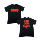 Hate Uber Alles Tee - Black image 0