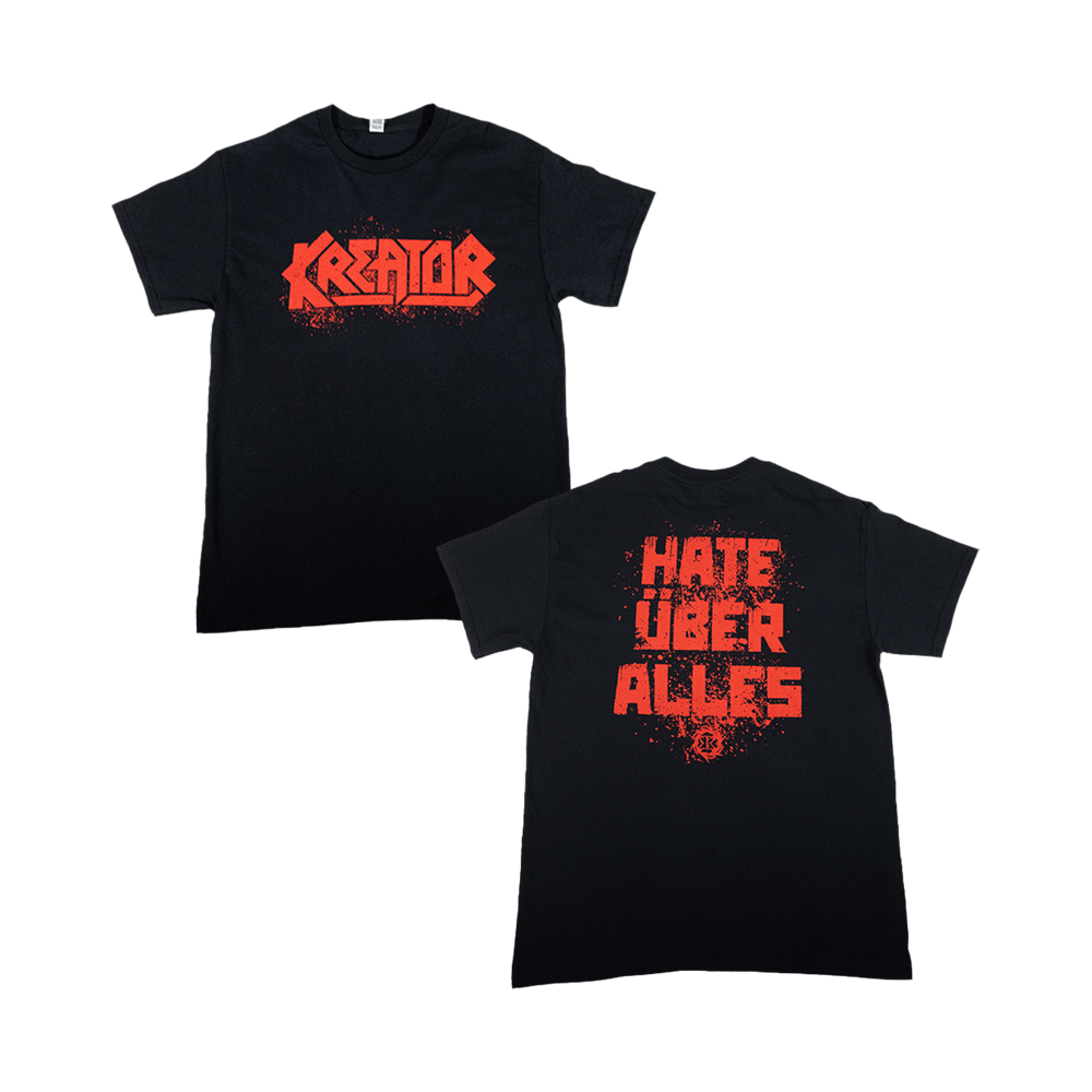 Hate Uber Alles Tee - Black image 0