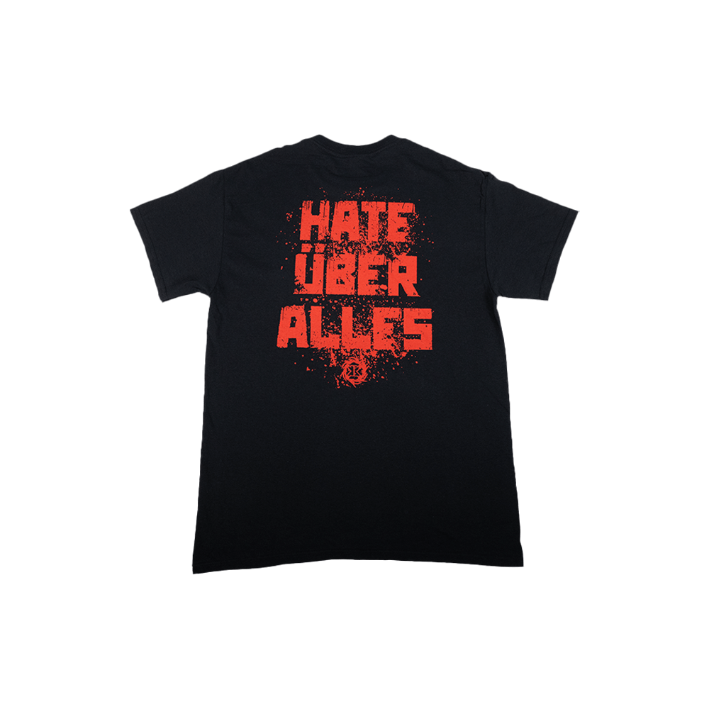 Hate Uber Alles Tee - Black image 3