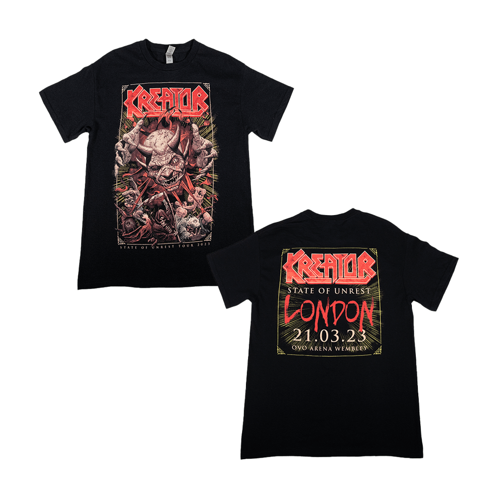 State of Unrest 2023 Wembley Exclusive Tee - Black (Heavy) image 0